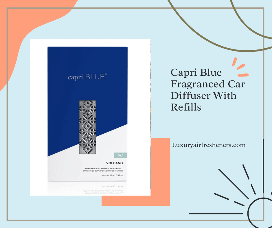 Review of Capri Blue Fragranced Car Diffuser With Refills - Volcano Scent