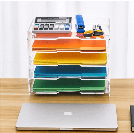 Acrylic File Paper Organizer