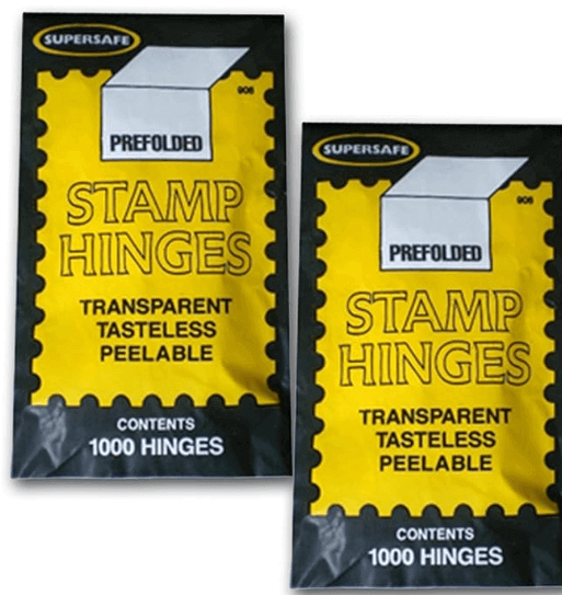 Hinges and Mounts for stamp collection