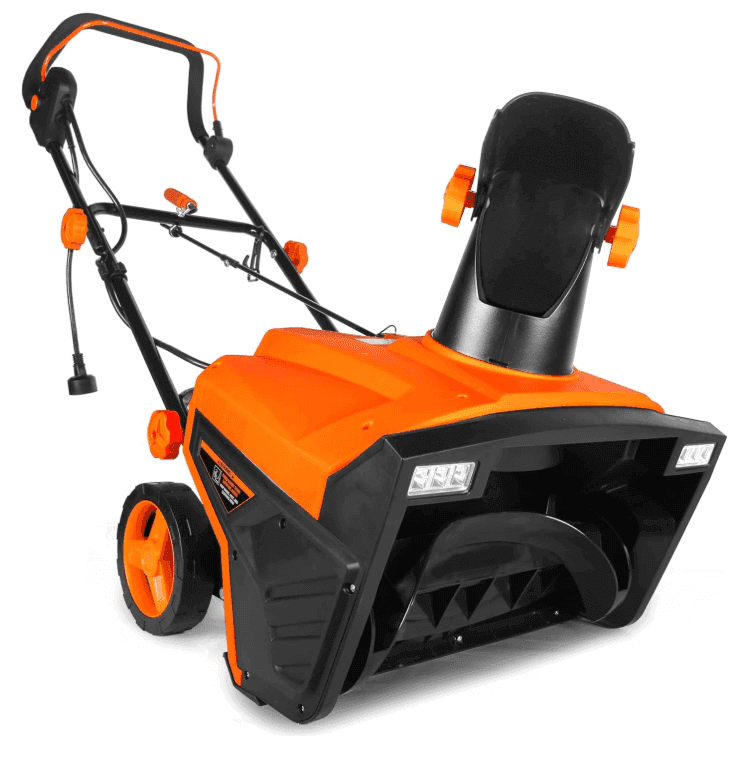 WEN Snow Thrower, 15-Amp 20-Inch Electric Snow Blaster with Dual LED Lights