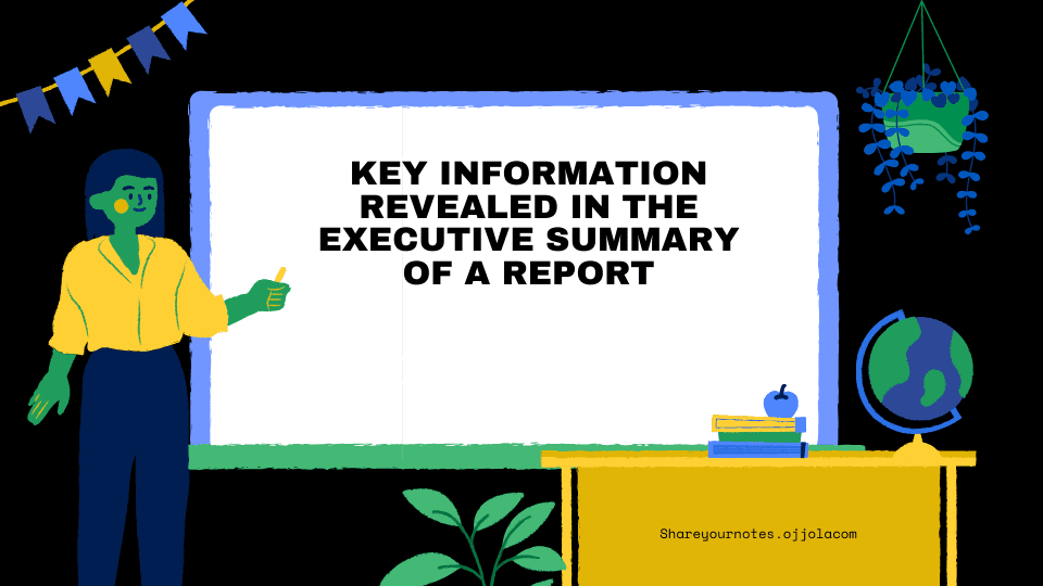 Major Elements of Executive Summaries