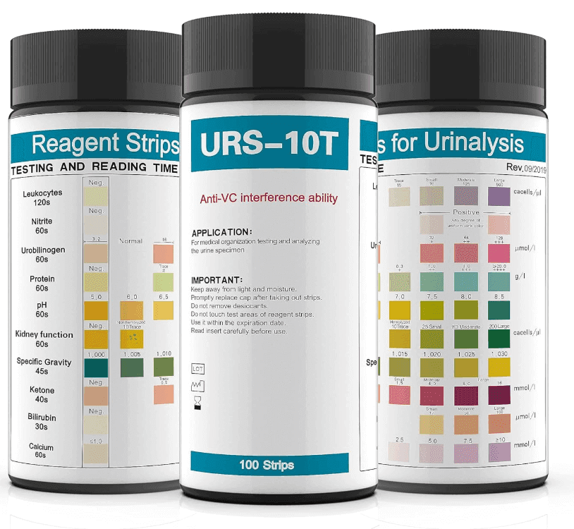 URS 10-in-1 Urine Test Strips (100 CT) - Palinoia