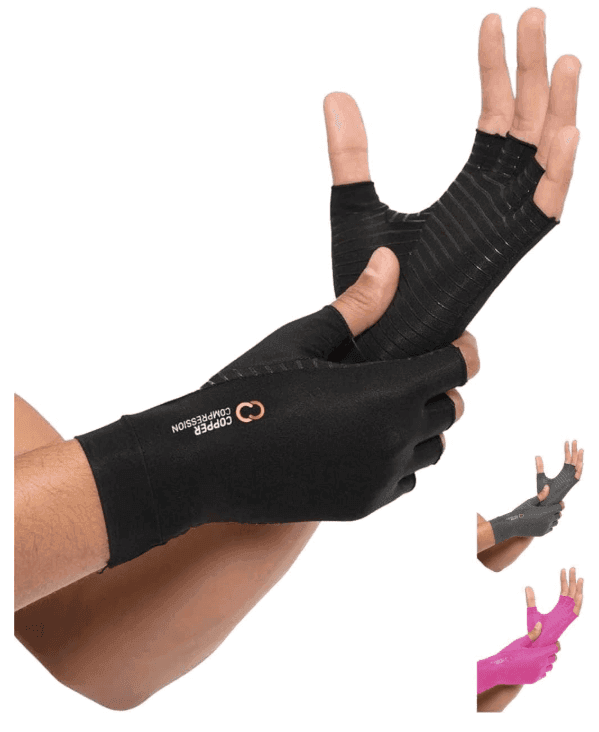 Copper Compression Arthritis Gloves