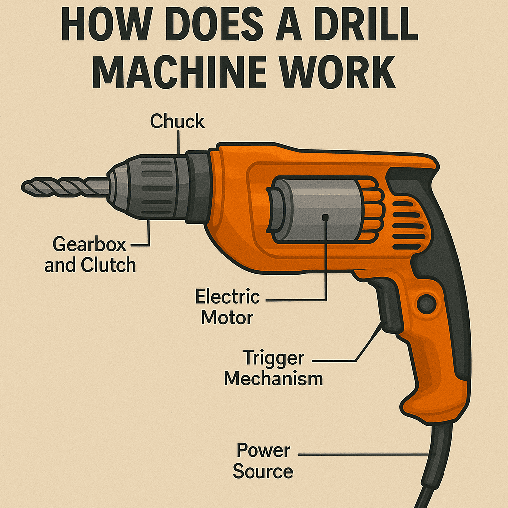 How Does a Drill Machine Work