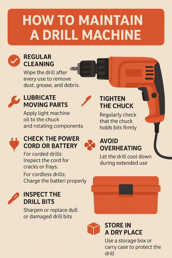 How to Maintain a Drill Machine