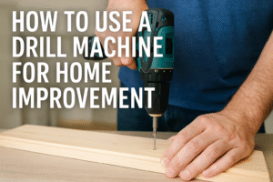 How to Use a Drill Machine for Home Improvement