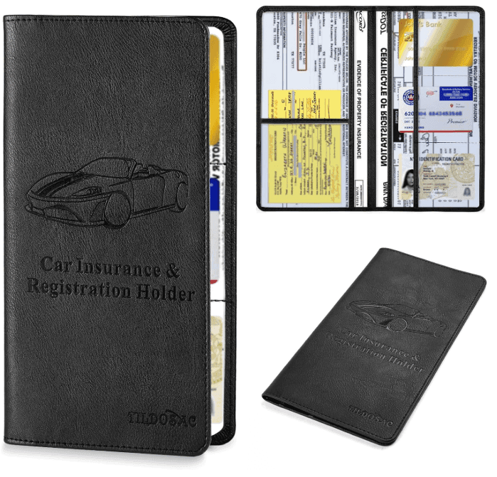 TILDOSAC Leather Car Registration