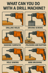 What Are the Uses of a Drill Machine
