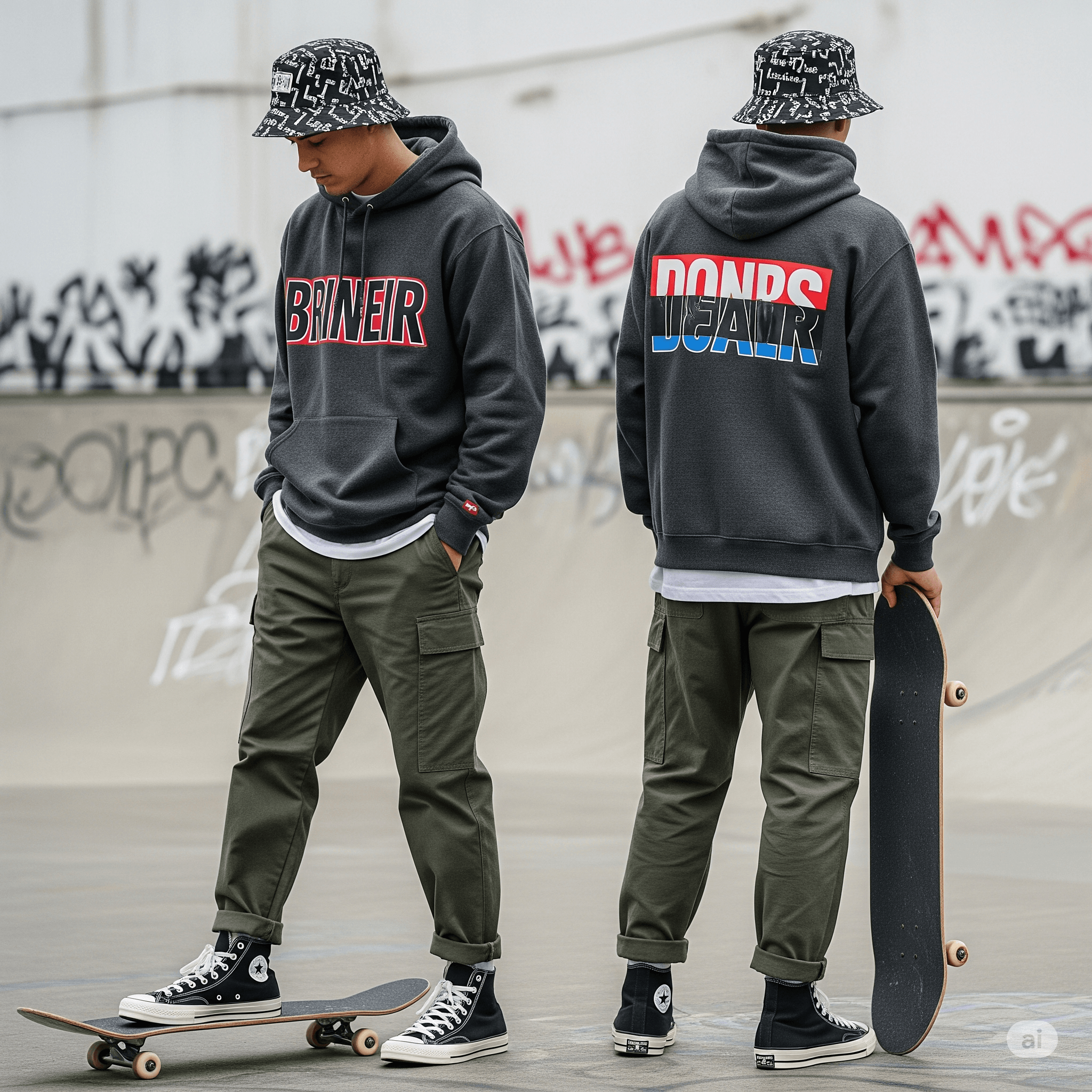Streetwear Skate Outfit