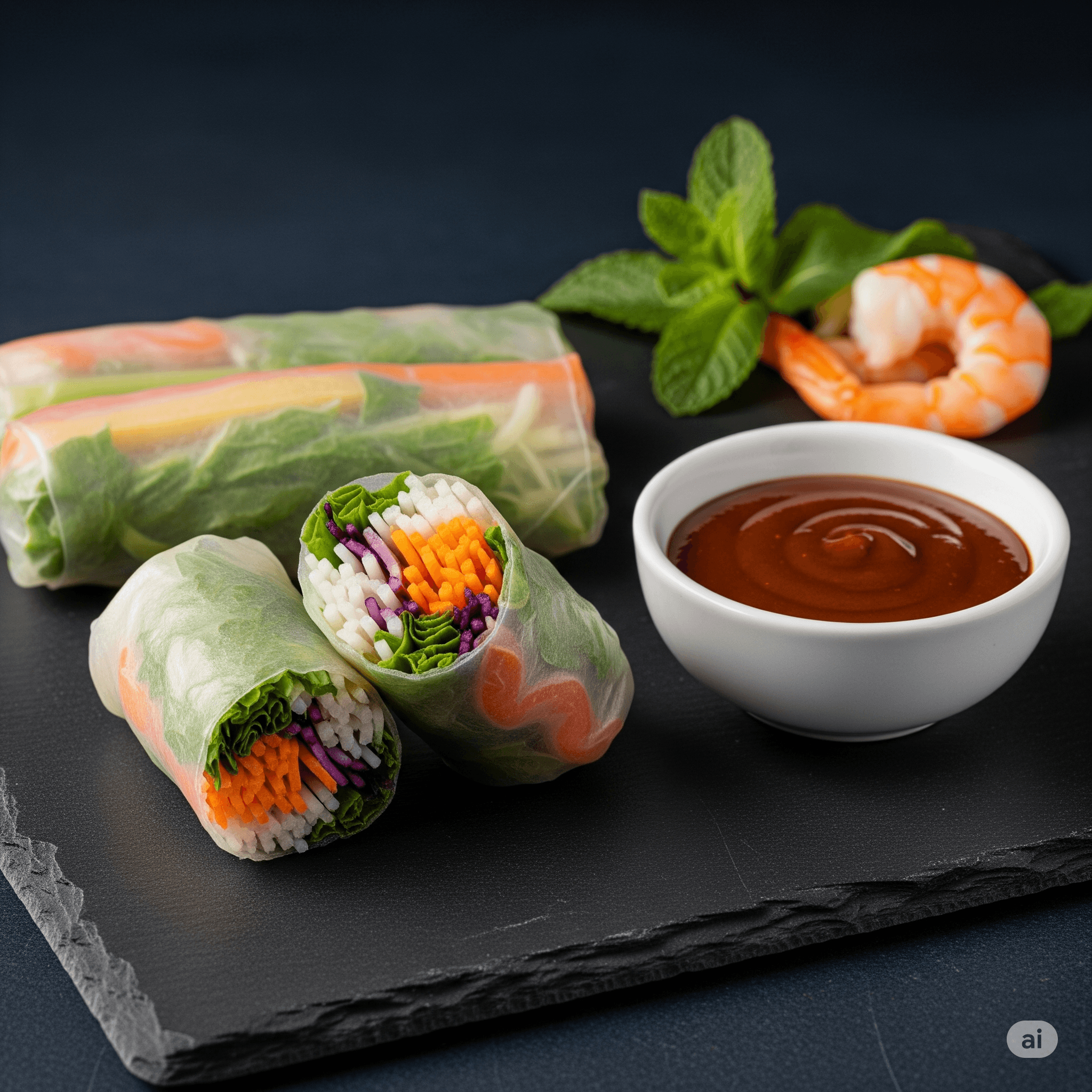 The Refreshing Deconstructed Spring Roll