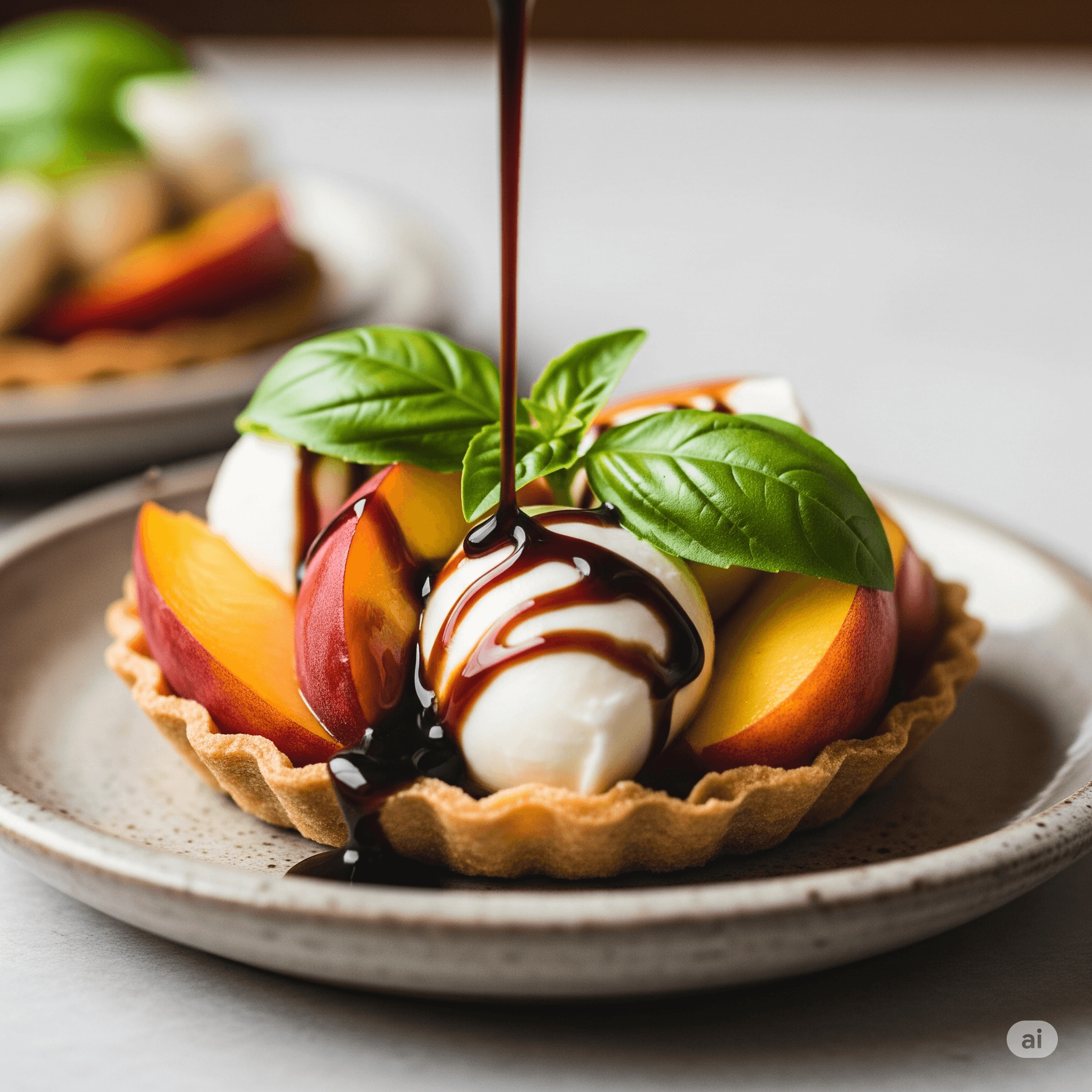 The Elegant Peach & Balsamic Delight