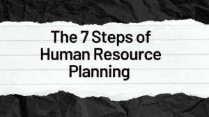 Steps of Human Resource Planning