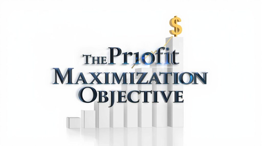 The Profit Maximization Objective