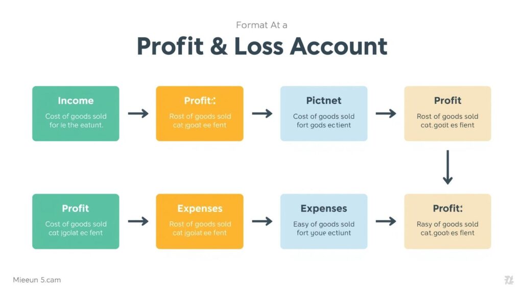 format of profit and loss account