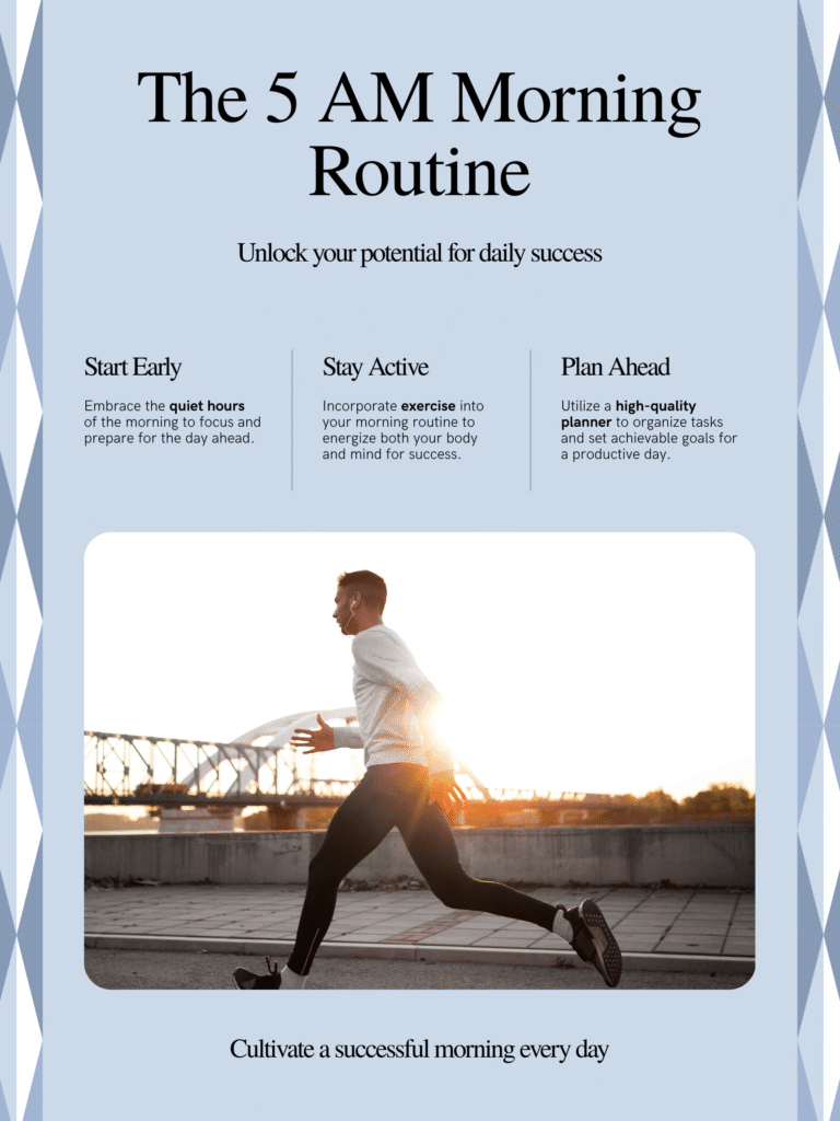5 am morning routine for success