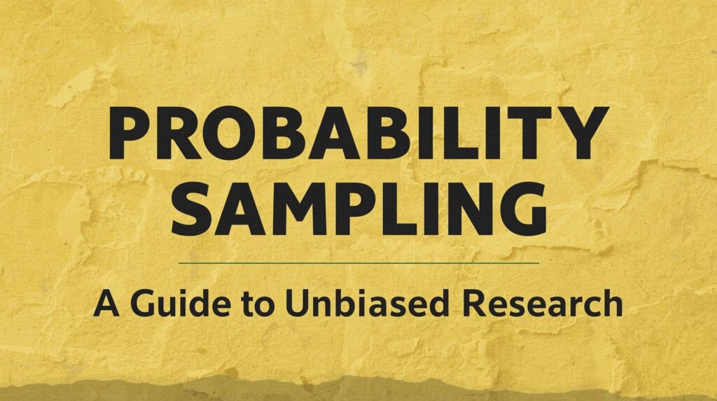 Probability Sampling