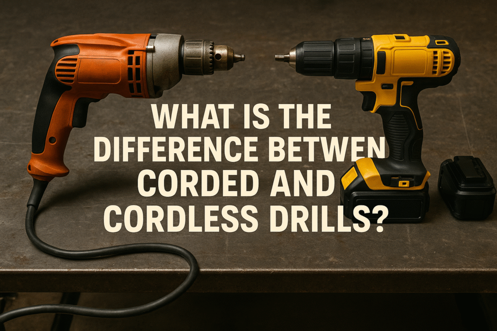What is the Difference Between Corded and Cordless Drills
