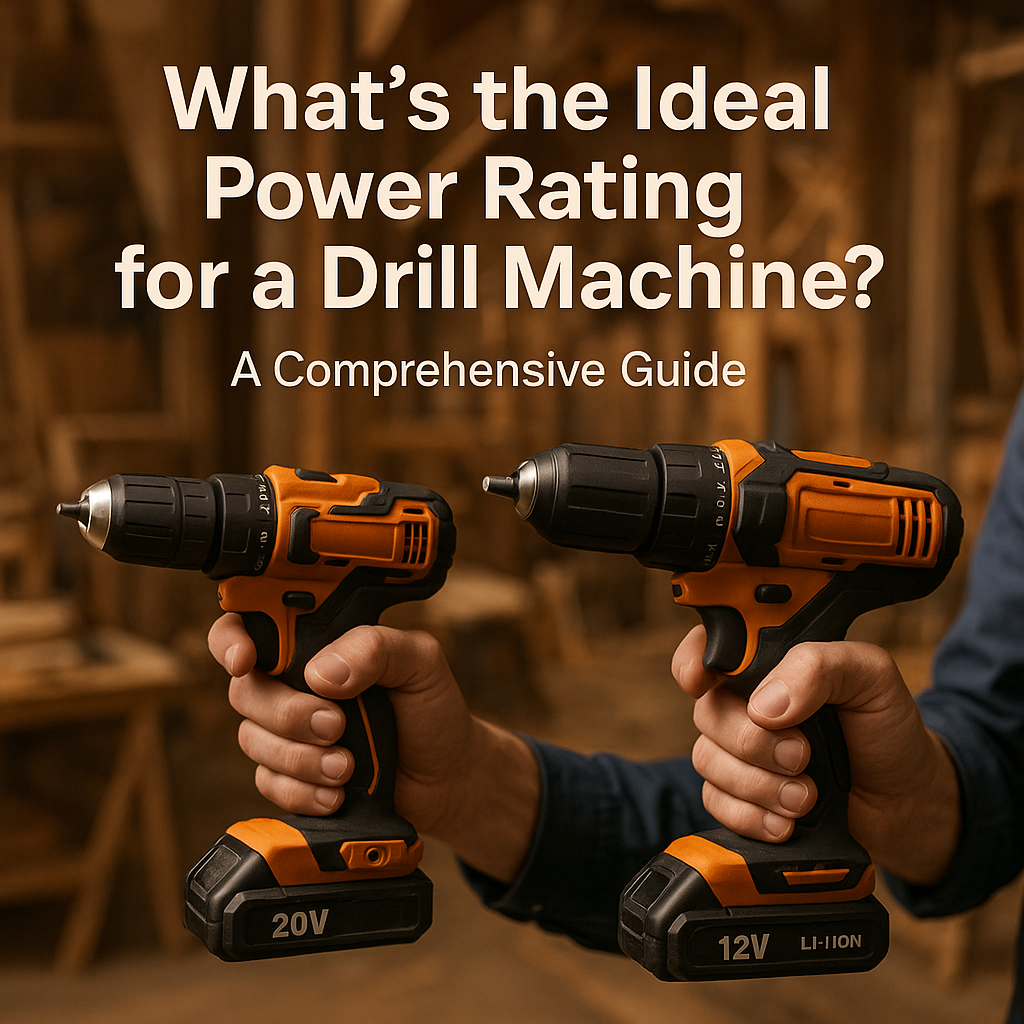 What is the Power Rating of a Drill Machine