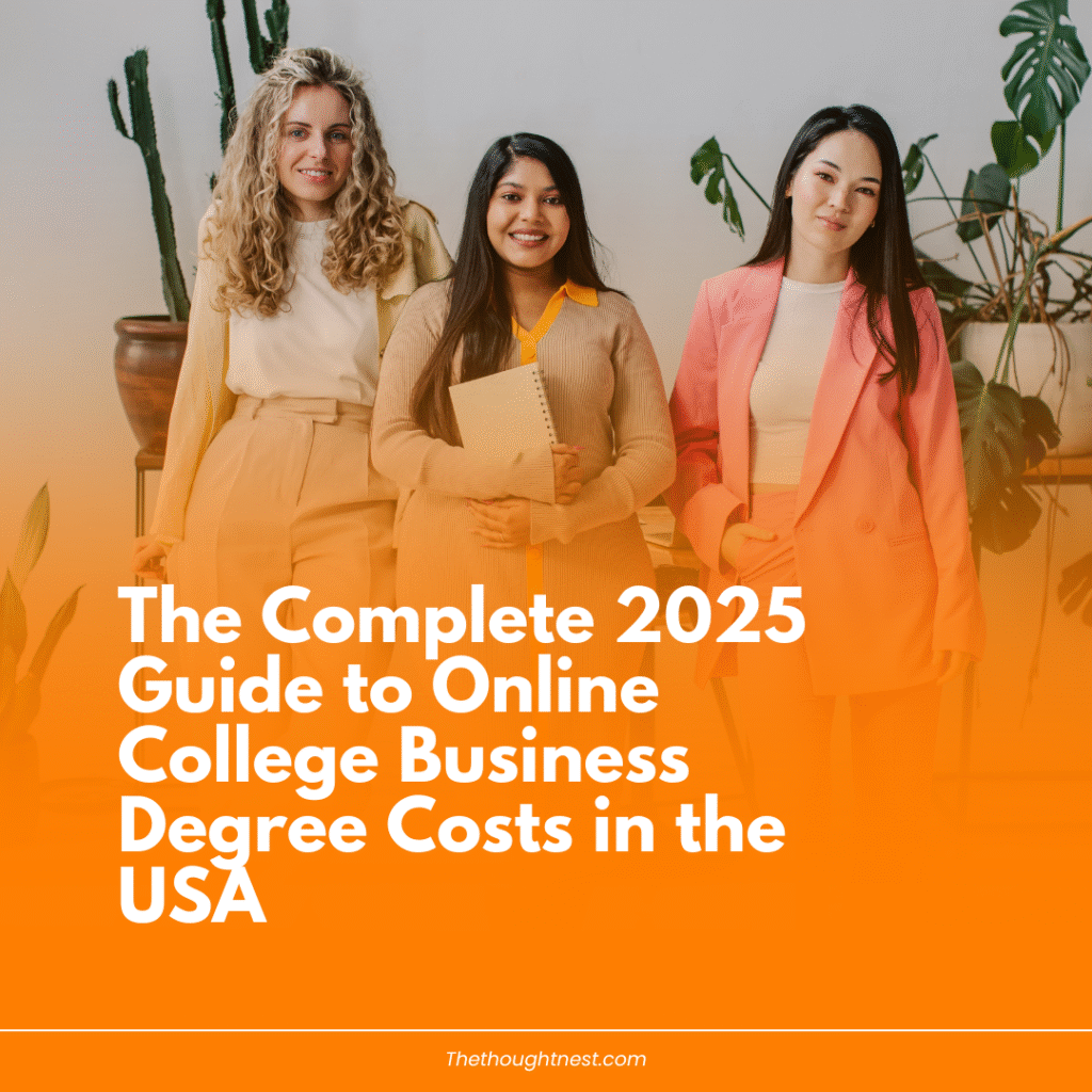 online college business degree cost USA