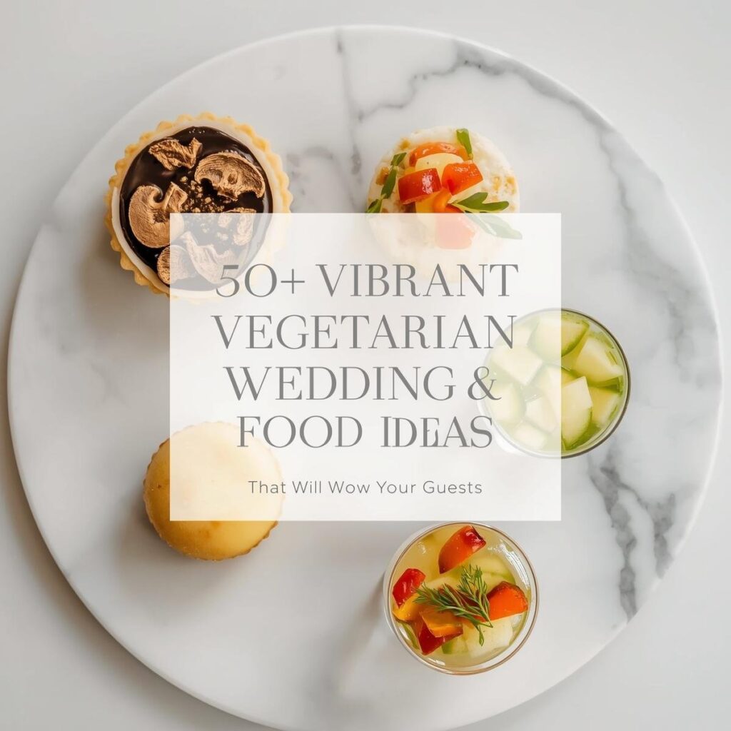 vegetarian wedding food ideas for reception